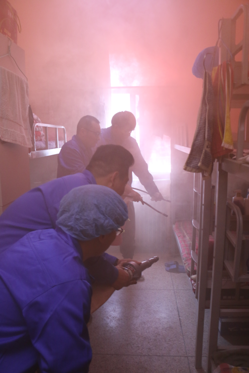 東綸公司開展集體宿舍消防安全應(yīng)急演練